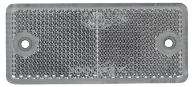 Produktbild von 50x Aspöck Rückstrahler weiß 90x40mm schraubbar E-Prüfzeichen