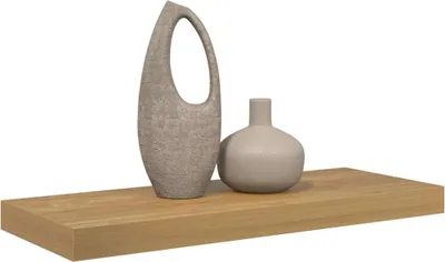 Immagine prodotto di vidaXL Mensola da parete, montaggio a muro, marrone, 60 x 23 x 4 cm, materiale in legno