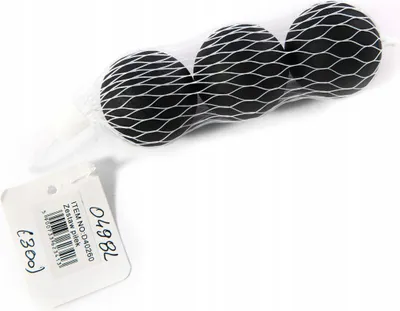 Produktbild von 3er Set Beachball Ersatzbälle - Gummi Bälle für Strandtennis - 4cm Spielbälle Outdoor