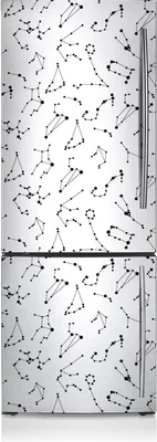Produktbild von Kühlschrankmagne Kühlschrank Magnetfolie Dekoration 60x205 cm - Konstellation
