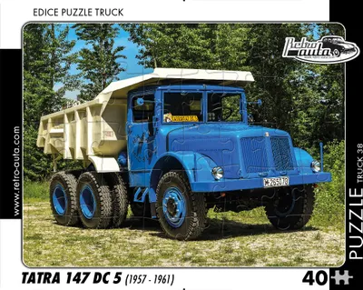 Obrázok produktu pre Puzzle TRUCK 38 - Tatra 147 DC 5 (1957 - 1961) - 40 dielikov