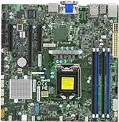Produktbild von Supermicro X11SSZ-QF, Intel, LGA 1151 (Socket H4), 95 W, DDR4-SDRAM, 64 GB, DIMM
