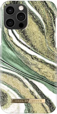 Produktbild von iDeal of Sweden Fashion Case Cosmic Green Swirl für Apple iPhone 12/12 Pro