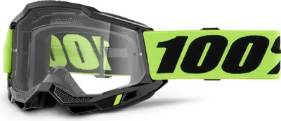 Produktbild von 100% Accuri II Essential Motocross Brille, schwarz/neon-gelb