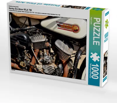 Produktbild von Calvendo Ein Motiv aus dem Kalender Harley Davidson WLA 750 1000 Teile Puzzle quer 640x480mm, Laue Ingo; 7279250