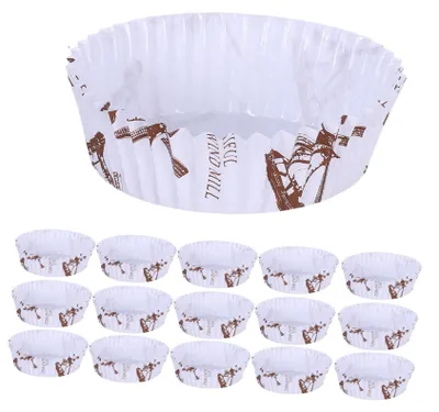 300 Antihaft-Backformen, ölbeständig, 7,5 cm, für Cupcakes