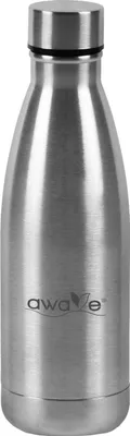 Produktbild von AWAVE®  Thermo Trinkflasche 350 ml Edelstahl | Edelstahl matt
