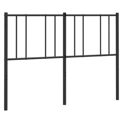 Obrázek produktu pro Kovové náhradní čelo postele černé 150 cm