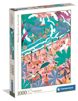 Productafbeelding van CLE puzzel 1000 stukjes, hoge kwaliteit, afbeelding: "Zondag aan het strand", artikelnummer: 39891
