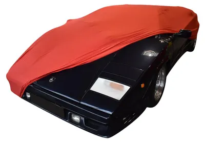 Image de Housse de voiture intérieure adaptée à Lamborghini Countach no spoiler Rouge