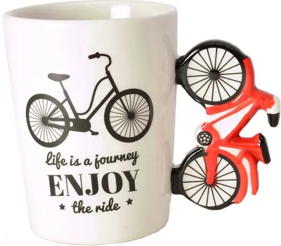 Produktbild von OOTB Becher Fahrrad mit Fahrradgriff ca. 12 x 9 cm