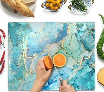Obrázok produktu pre Elzusha - Sklenená doska, 50x40 cm, odolná voči nárazom a teplu