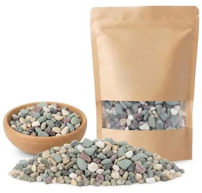 Image de Galets décoratifs, polis, de 6 à 9 mm, poids : 950 g, pour vases