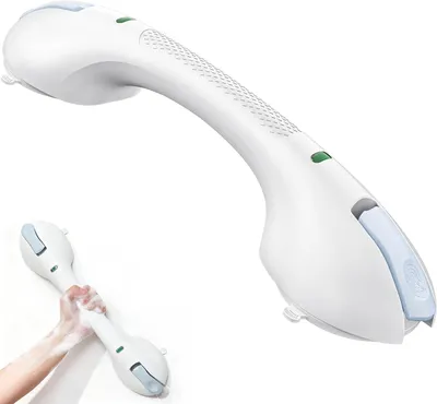 Produktbild von Dusch-Haltegriff 44 cm, ohne Bohren mit Saugnapf, 120 kg, für Badezimmer
