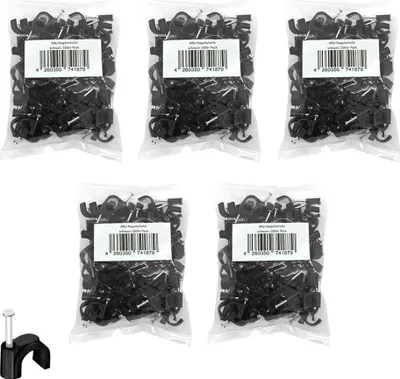 Produktbild von 500x ARLI Nagelschelle 12 mm schwarz