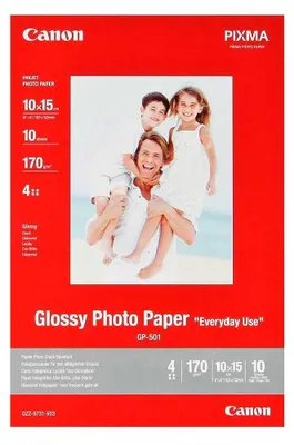 Produktbild von Canon GP-501 10x15, glossy 170 g, 10 Blatt