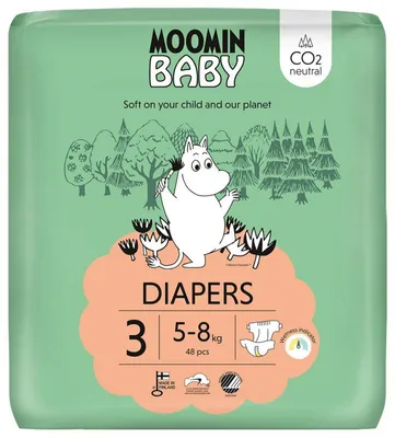 Productafbeelding van Moomin Baby Luiers 3 (48 stuks)