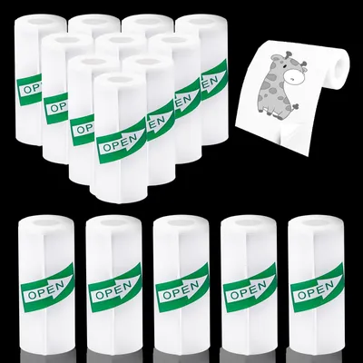 Produktbild von Thermopapier Thermorolle Druckerpapier - 57 x 25 mm - 15 Rollen - Selbstklebend