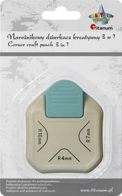 Produktbild von Kreative Eckenstanze 3in1 Titanum Nr. 1