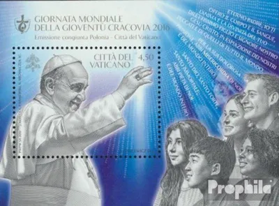Produktbild von Briefmarken Vatikanstadt 2016 Mi Block51 (kompl.Ausg.) postfrisch Weltjugendtag