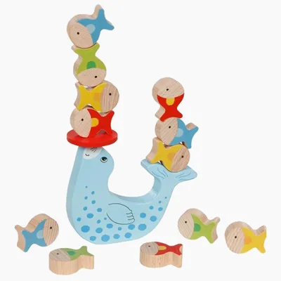 Produktbild von goki Balancierspiel Robbe