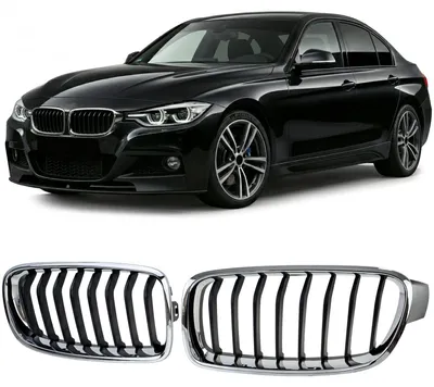 Classic Sport Kühlergrill Grill Schwarz Chrom für BMW 3er F30 / F31 2011-2019 – Produktansicht
