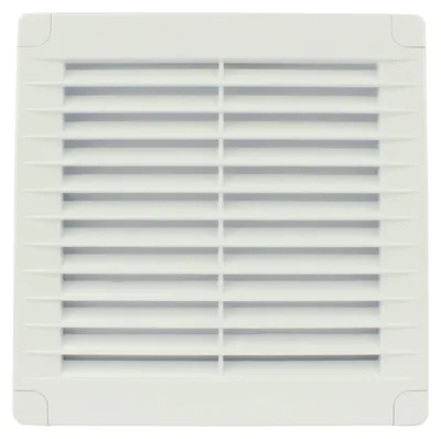 Productafbeelding van Luchtrooster Ventilatierooster Lamellenrooster Kunststof 150 x 150 mm Wit