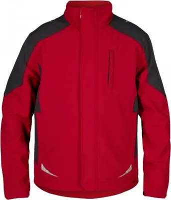 Produktbild von ENGEL Softshelljacke Galaxy 8810-229-75779 Gr. M tomato red/anthrazit grau