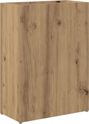 Productafbeelding van vidaXL Parasolhouder met opbergruimte, Artisan-eikenhout, 40 x 20 x 55,5 cm