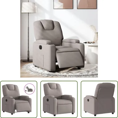 Obrázok produktu pre Obývací obchod Recliner Electric Taupe Fabric
