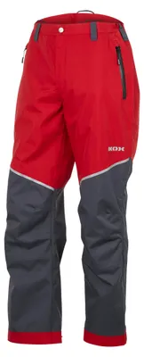 Produktbild von KOX Regenhose wasserdicht / Outdoorhose Aquatex 2.0 Rot/Grau Größe 54/56