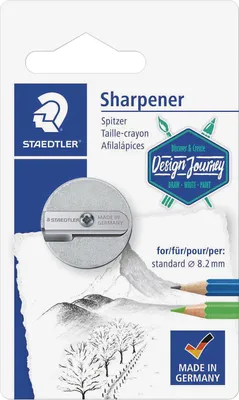 Obrázek produktu pro STAEDTLER® 510 25BK-C kovové ořezávátko, 1 ks v blistru