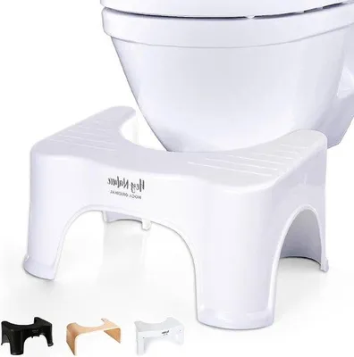 Produktbild von Famanu Toilettensitzhilfe - Unterstützt bei Darmproblemen - Weiß