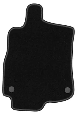Produktbild von Fahrermatte Automatte Velours Schwarz für Renault Megane III 2008-2015