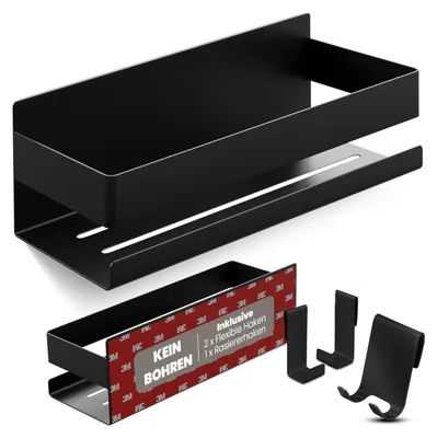 Produktbild von LIEBHEIM Duschablage Ohne Bohren - Badregal - Duschkorb - Bad Organizer