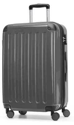 Image de HAUPTSTADTKOFFER - Alex - Valise à coque dure avec extension Valise de voyage Hardcase Check-In Luggage 15-20 kg, expandable Trolley glossy 65 cm, 74 L,Graphit