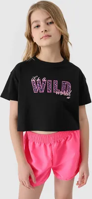 Produktbild von Mädchen-Crop-Top 4F, Größe: 134