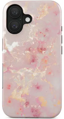 Produktbild von Hülle für Apple iPhone 16 - Burga Tough Hard Case Back Cover - Golden Coral