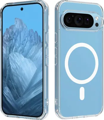 Produktbild von Mobigear Crystal Durchsichtig  Google Pixel 9 Pro MagSafe Hülle Hardcase Backcover - Transparent