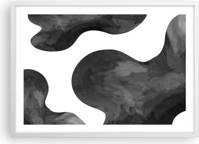 Produktbild von Gerahmtes Poster - Weißer Rahmen - Abstraktion Form Figur - 70x50 cm - Wand Bild - Wanddeko - Wandbilder - Kunstposter - Wandposter - Bilderrahmen - Bilder - Kunstdruck - P2WAA70x50-5134