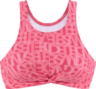 Produktbild von Elbsand Crop-Bikini-Top Letra koralle Größe 40 Cup C/D