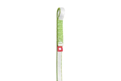 St-Sling Dyn 12mm 80cm von Ocun; grüne Klettersling mit rotem Markenlabel.