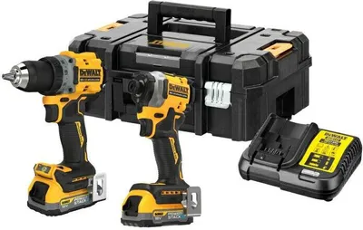 Immagine prodotto di Set combinato Dewalt 18V trapano Dcd800 + avvitatore Dcf850 2X1,7Ah Powerstack Dck2051E2T