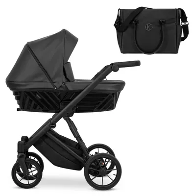 Produktbild von Kunert Ivento Kinderwagen mit Babywanne, Farbe Black Pearl