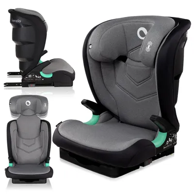 Produktbild von Lionelo Neal Dětská autosedačka 15-36 kg Dětská autosedačka Isofix Boční chrániče Označení i-Size 3směrně nastavitelná opěrka zad Přídavná ochrana hlavy Šedá barva