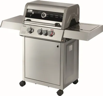 Produktbild von Enders Gasgrill Virginia 3 mit TURBO ZONE, HEAT RANGE, PanoVision Sichtfenster, 3 Edelstahlbrenner, Grillfläche 62x43 cm