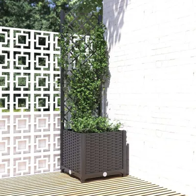 Zdjęcie produktu dla Sadzarka z kratką czarna 40x40x136 cm PP