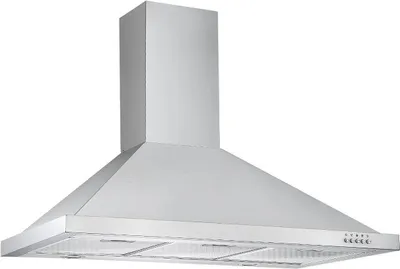 Produktbild von Dunstabzugshaube Wandhaube Kaminhaube 90 cm Edelstahl Abluft Umluft Respekta