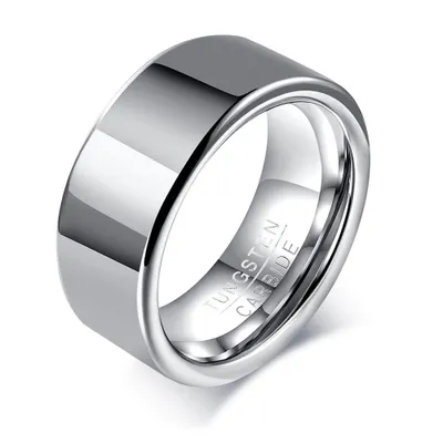 Produktbild von Wolfram Ring: Herren Tungstenring 57 (18.1 mm Ø)