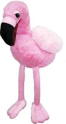 Produktbild von Van der Doelen Plüschflamingo 18 cm, schön zum Kuscheln